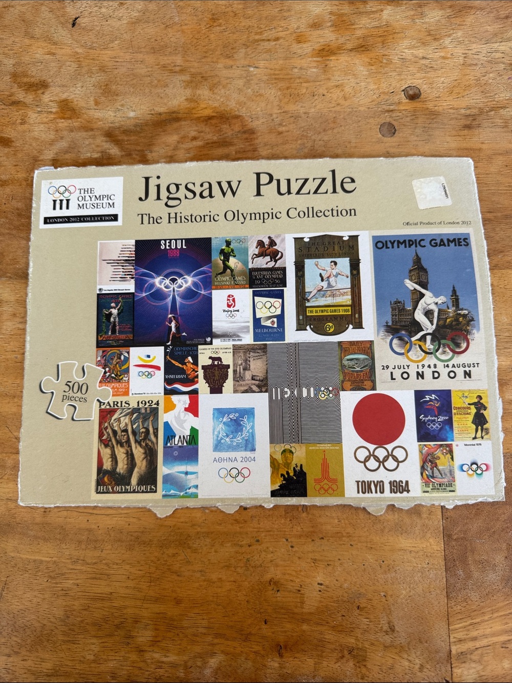 The Historic Olympic Museum Collection Jigsaw Puzzle 500 Pc *Used W/out box